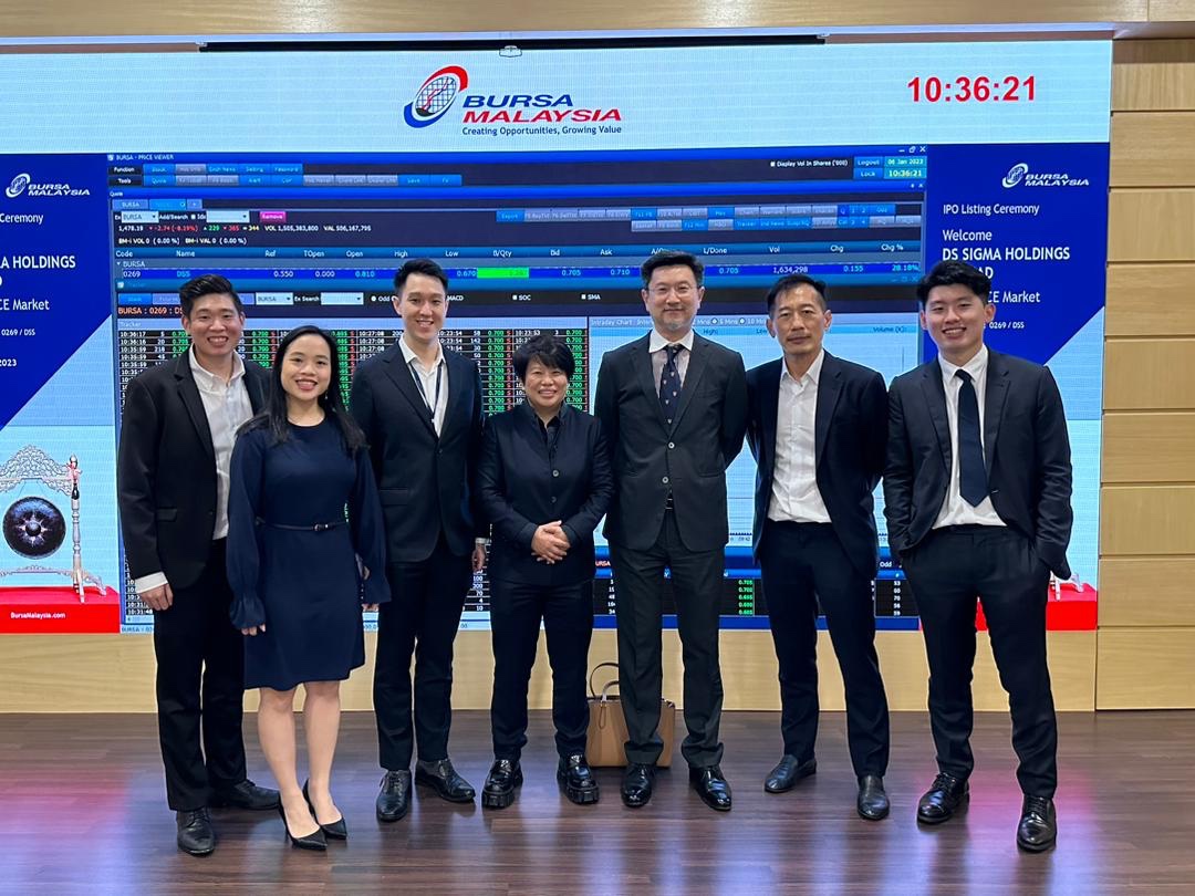 Congratulations to our IPO client DS Sigma Holdings Berhad on their ...